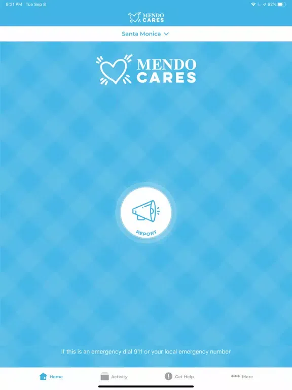 ภาพหน้าจอของ Mendo Cares iPad 