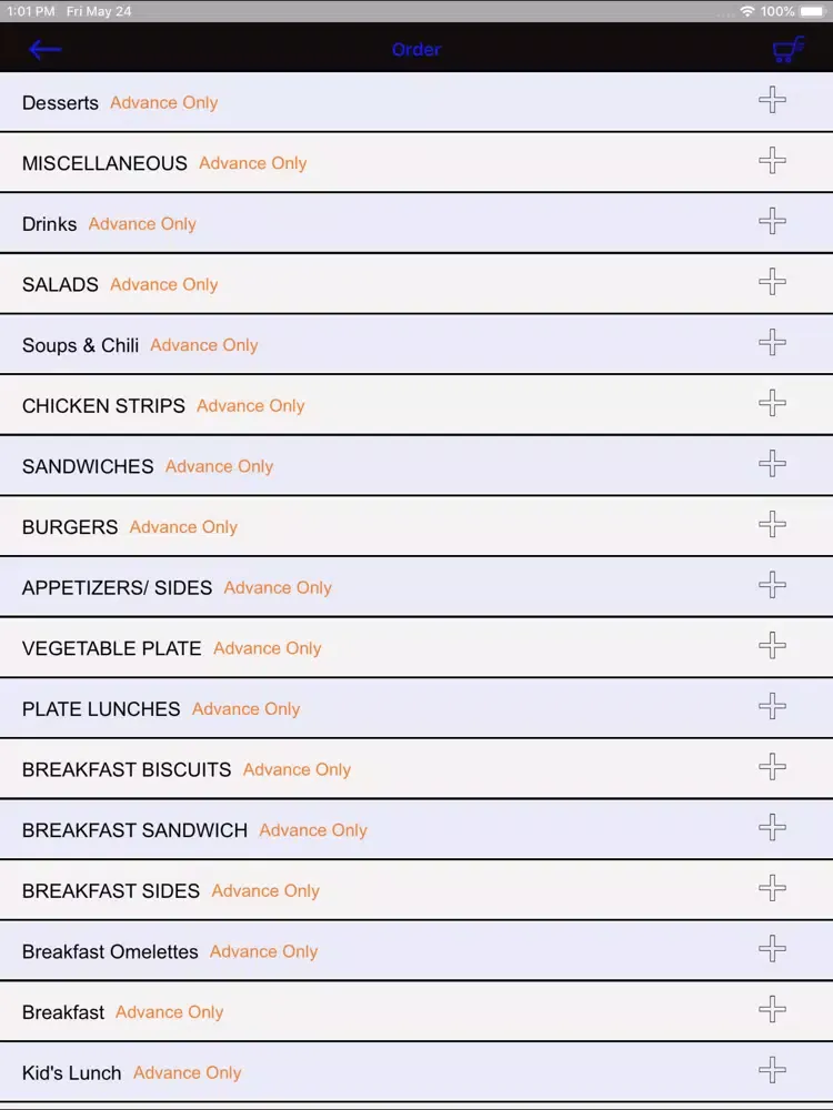 MendysKitchen iPad  Screenshots