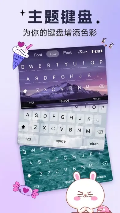 تصاویر Fonts - Keyboard Fonts +