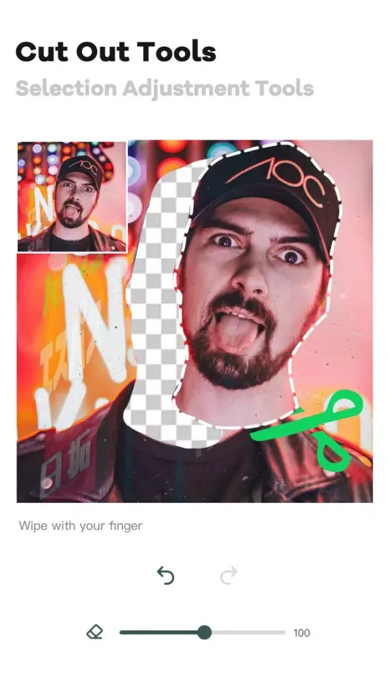 Capturas de tela do Background Eraser Magic Erase