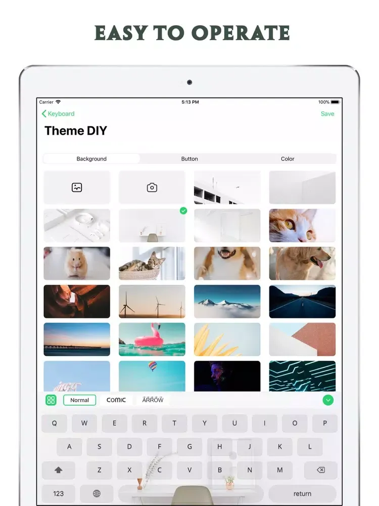 ภาพหน้าจอของ Fonts ‐ iPad 