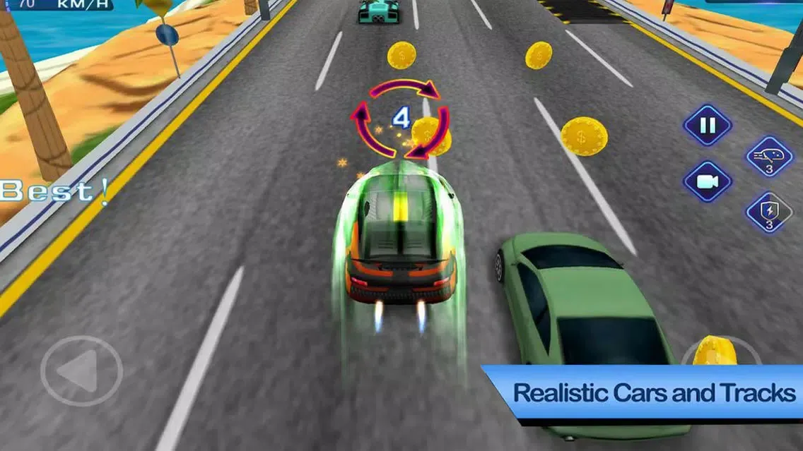 Zrzuty ekranu Crazy Racer: Car City