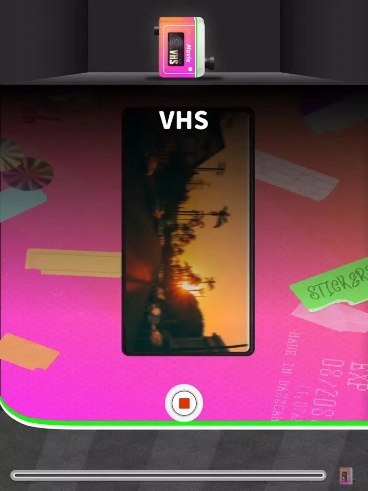 Ảnh chụp màn hình của Vintage Camera Dazz Cam iPad 