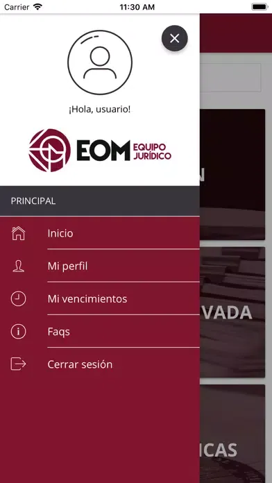 ภาพหน้าจอของ EOM Equipo Jurídico