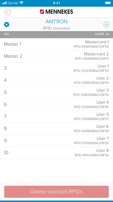 MENNEKES Charge APP سکرین شاٹس