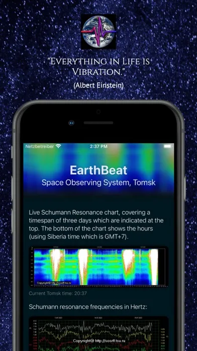 EarthBeat - Schumann Resonance Screenshots