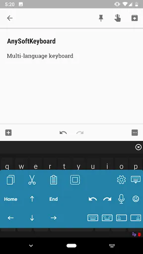 Capturas de pantalla de AnySoftKeyboard