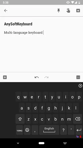 Capturas de pantalla de AnySoftKeyboard