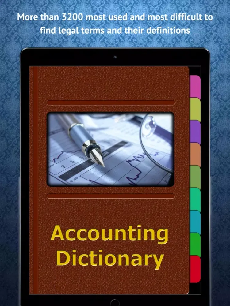تصاویر Accounting Terms Dictionary iPad 