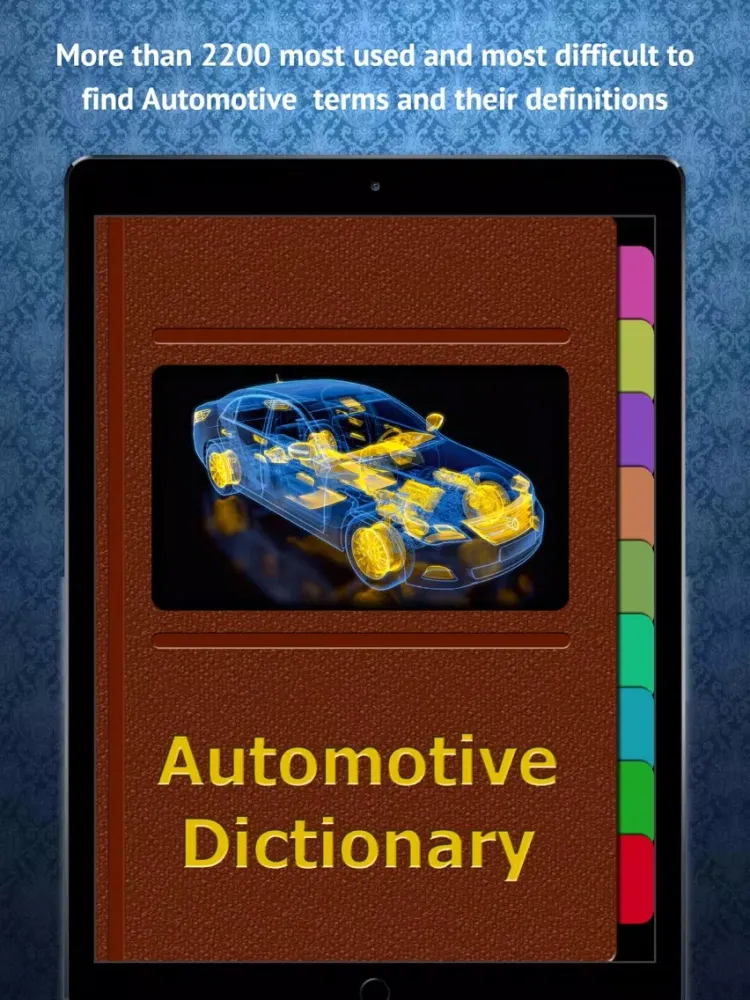Capturas de tela do Automotive Dictionary iPad 