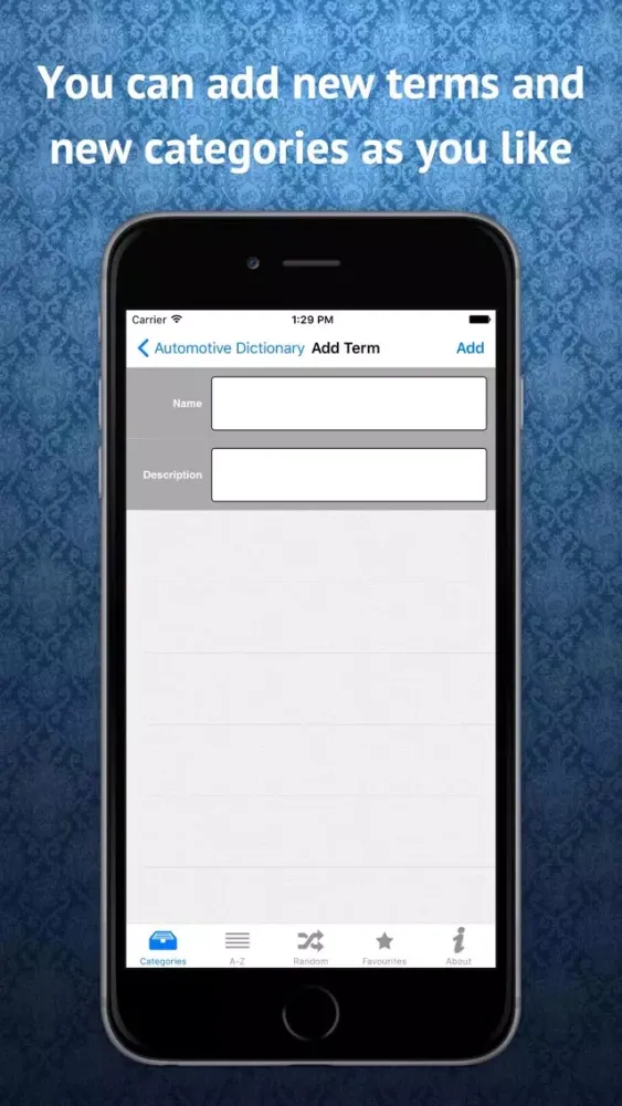 Capturas de tela do Automotive Dictionary