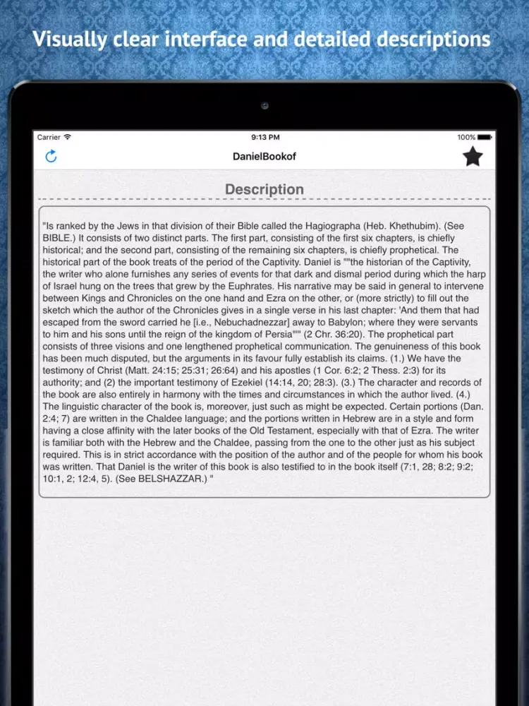 Capturas de pantalla de Easton Bible Dictionary iPad 