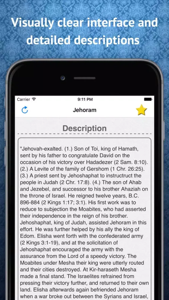 Capturas de pantalla de Easton Bible Dictionary