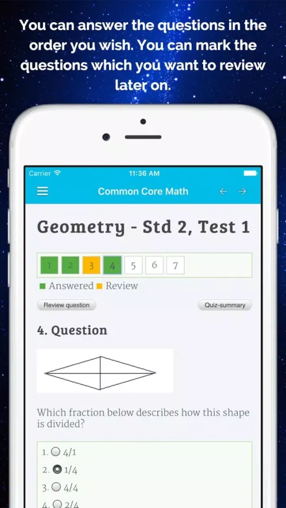Grade 3 All Lessons Quiz Screenshots