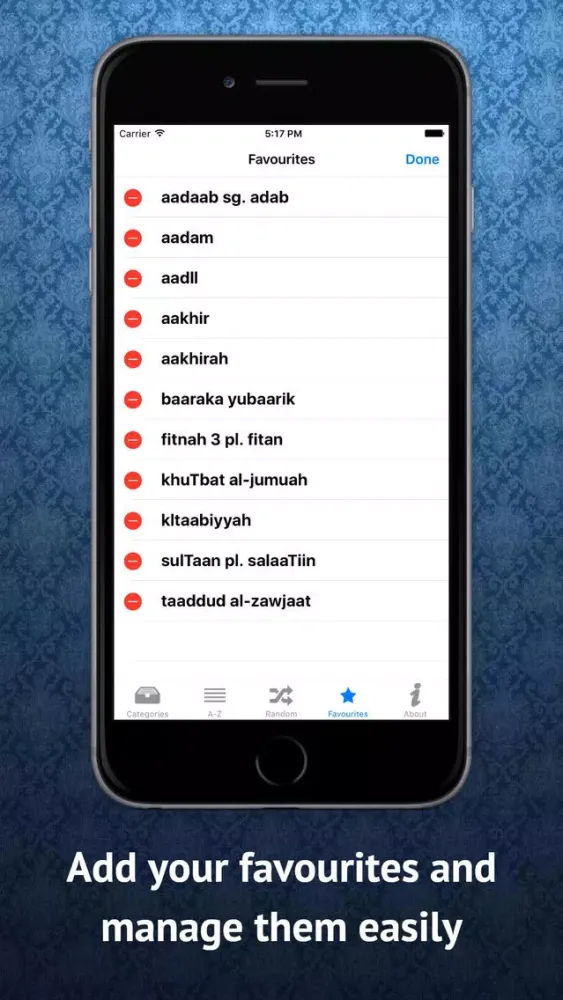 Capturas de pantalla de Islamic Dictionary Pro