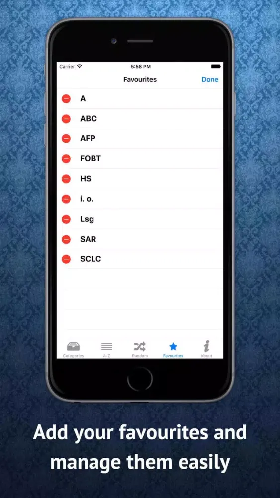 Скриншоты Medical Abbreviations German