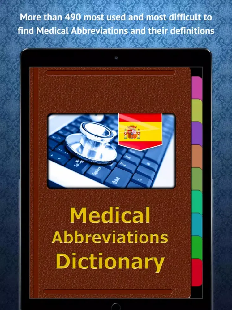 Capturas de tela do Medical Abbreviations Spanish iPad 