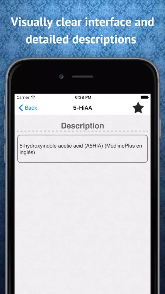 Capturas de tela do Medical Abbreviations Spanish