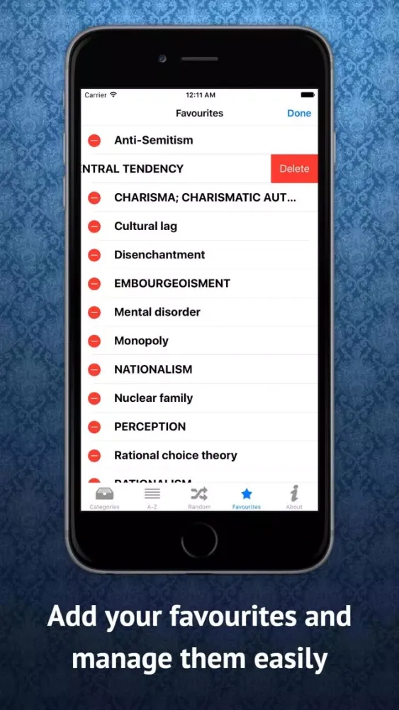 Zrzuty ekranu Sociology Dictionary