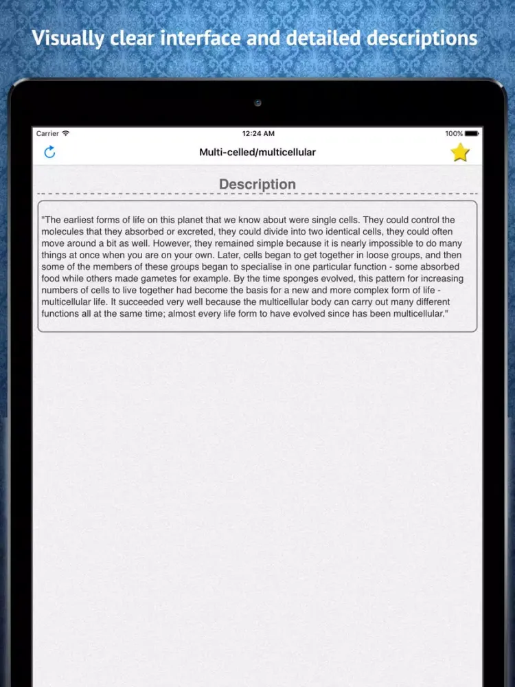 تصاویر Zoology Dictionary iPad 