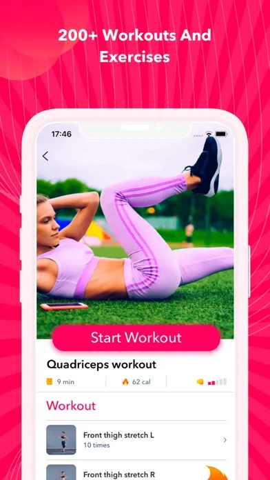 DailyGo: Fitness for Woman Ekran Görüntüleri