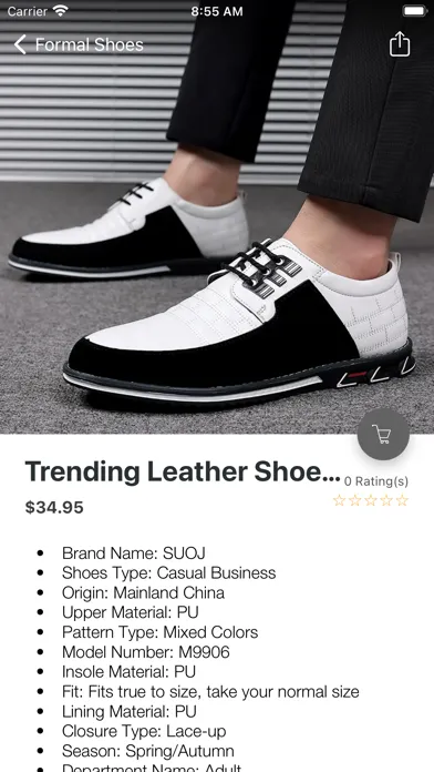 Men's Sneakers Shoes Store应用截图