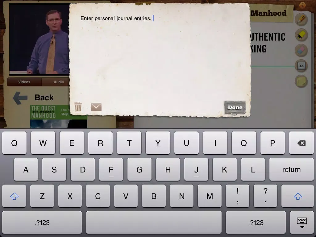 Men's Fraternity iPad  Ekran Görüntüleri