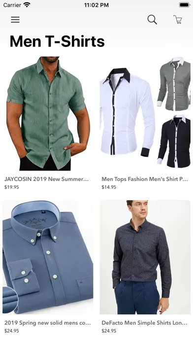 Tangkapan skrin Men Shirt Shop Clothing