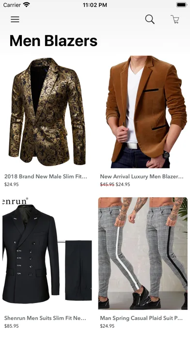Tangkapan skrin Men Shirt Shop Clothing