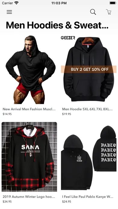Tangkapan skrin Men Shirt Shop Clothing