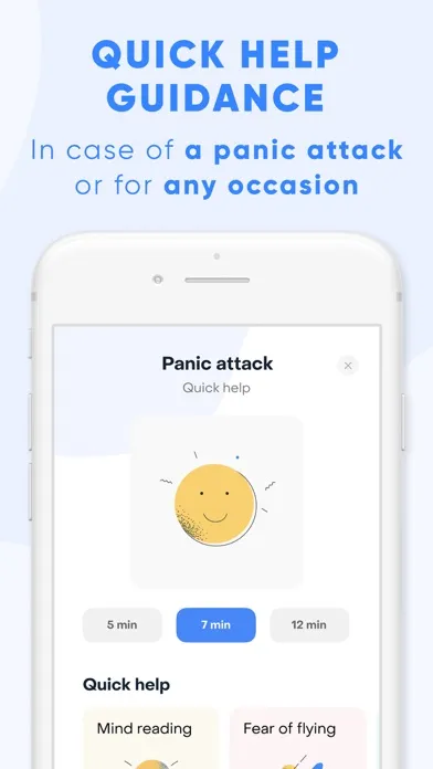 Capturas de pantalla de Patronus: Mental Health Guide