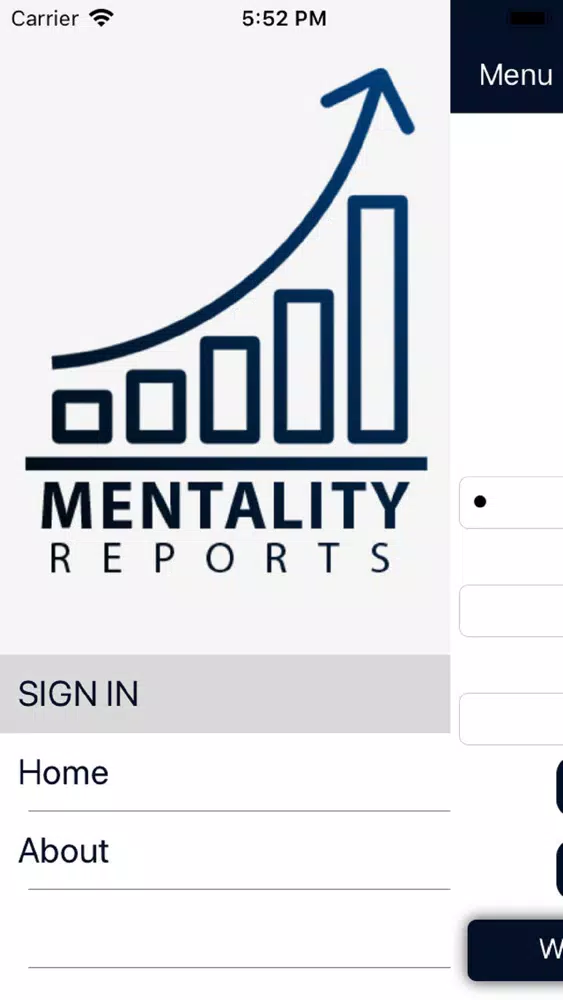 Tangkapan layar Mentality Reports