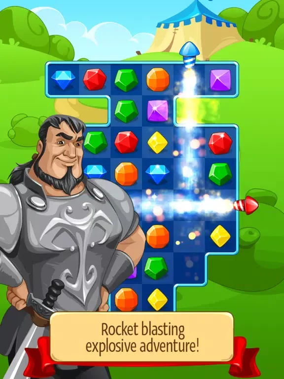 Knight Girl - Match 3 Puzzle iPad 应用截图