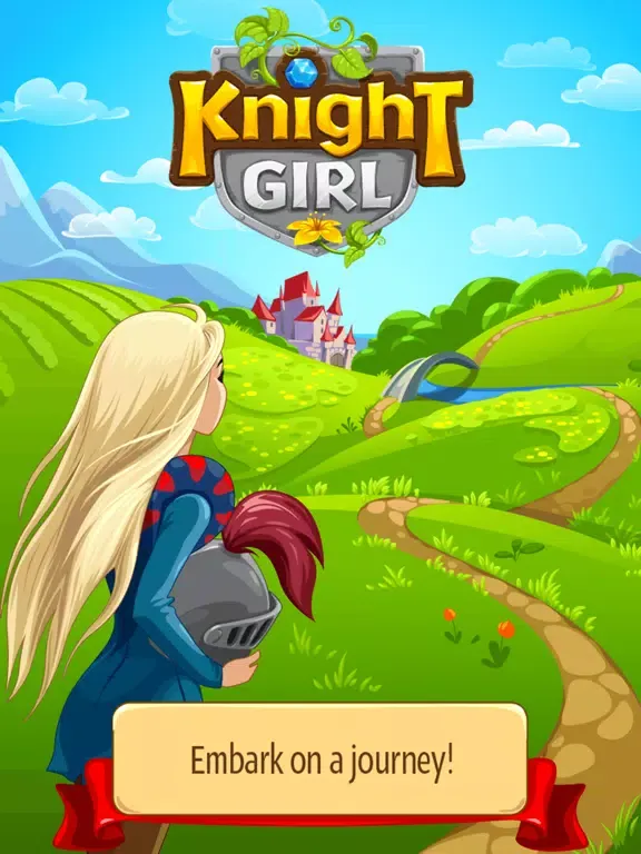 Knight Girl - Match 3 Puzzle iPad 应用截图