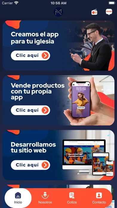 Mente Nueva App سکرین شاٹس