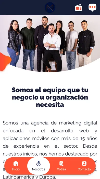 Mente Nueva App سکرین شاٹس