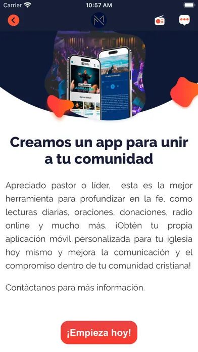 Mente Nueva App سکرین شاٹس