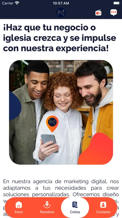 Mente Nueva App سکرین شاٹس