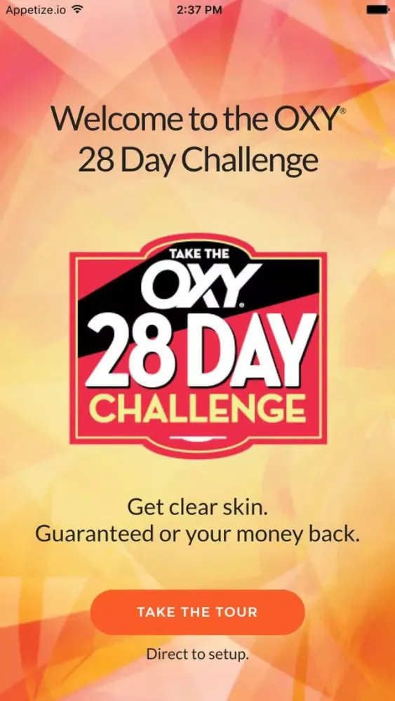 Скриншоты OXY 28 Day Challenge