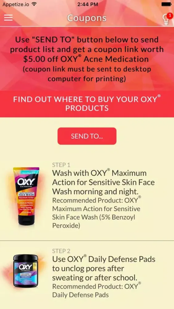Скриншоты OXY 28 Day Challenge
