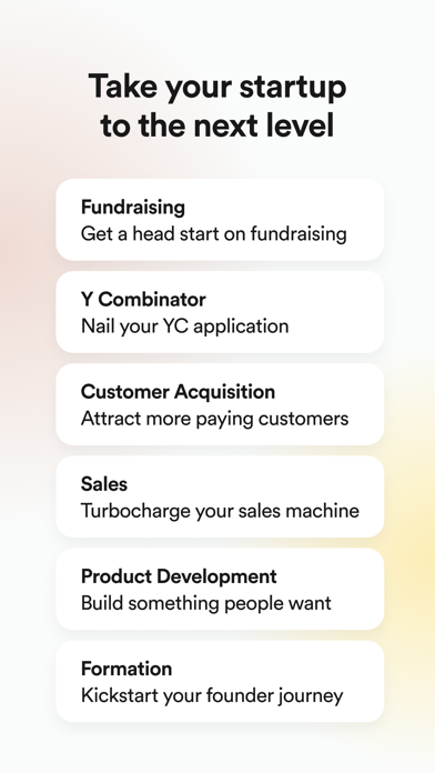 Ảnh chụp màn hình của Mentorcam: 1:1 Startup Advice