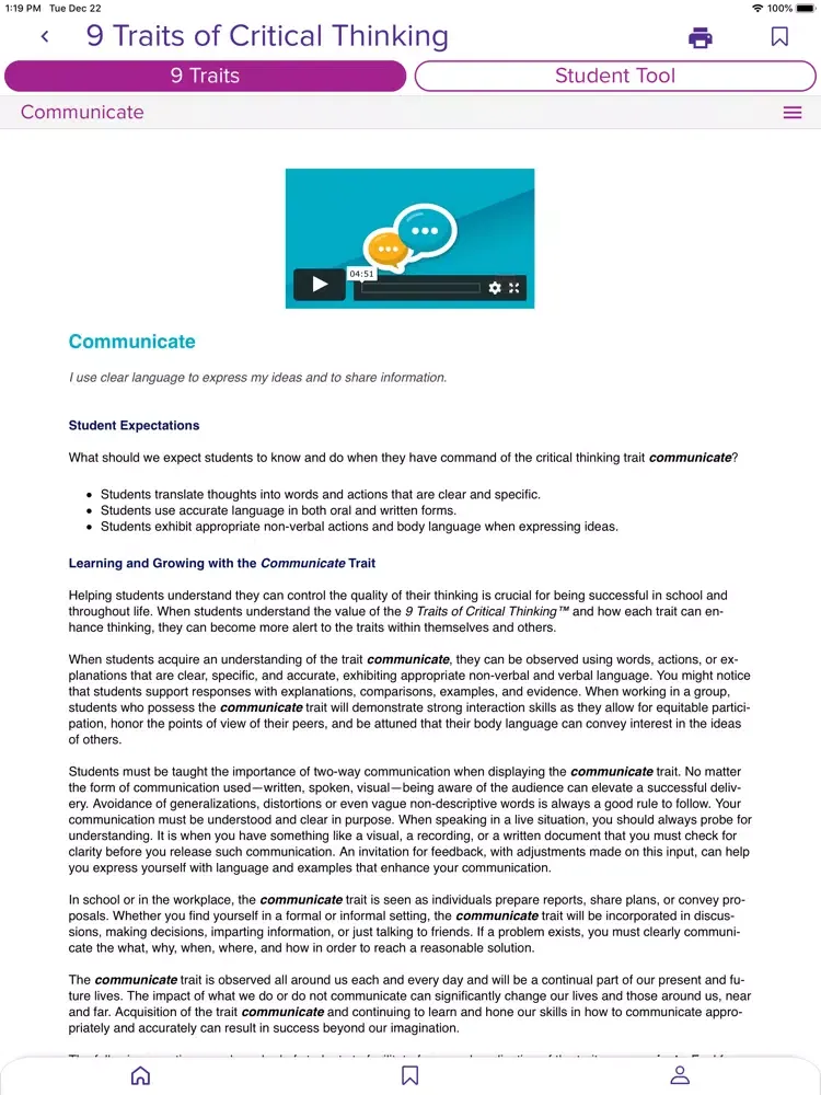 Скриншоты Mentoring Minds iPad 