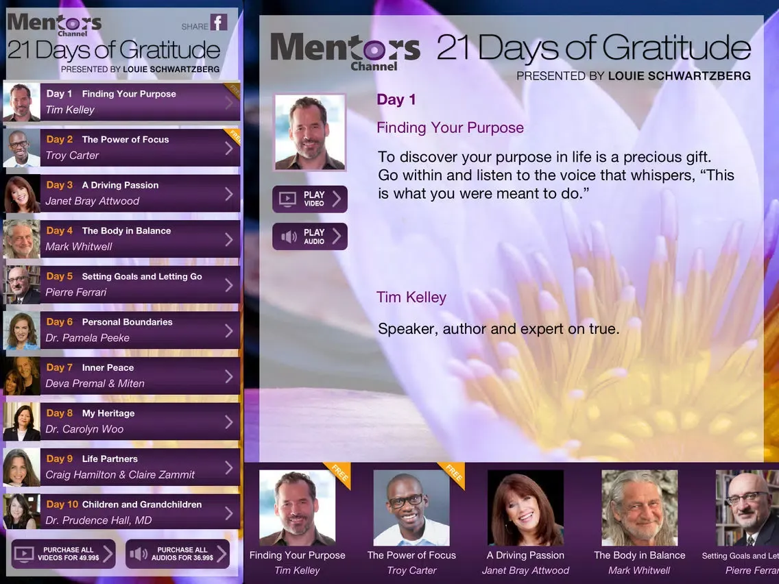 Скриншоты 21 Days of Gratitude iPad 