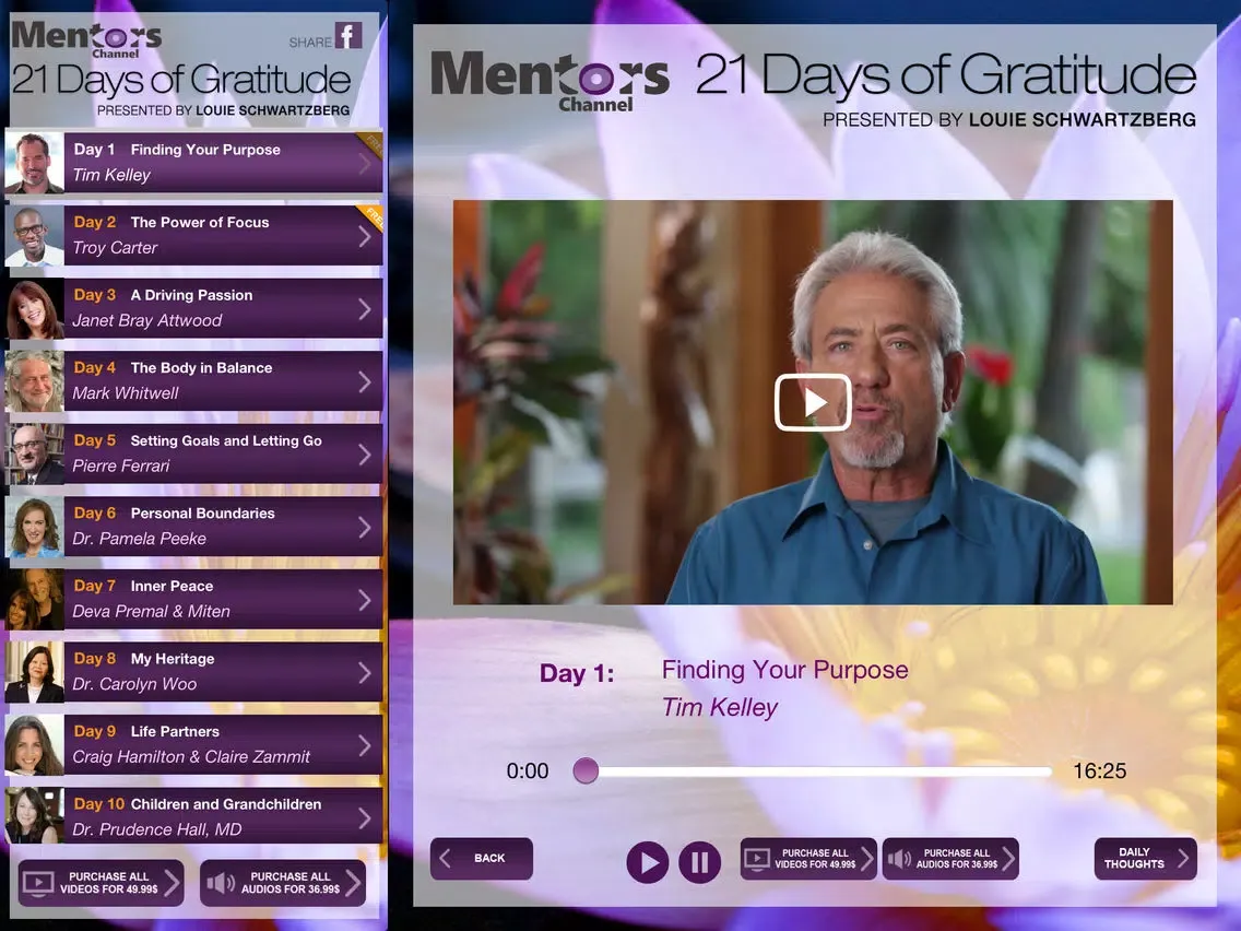Скриншоты 21 Days of Gratitude iPad 