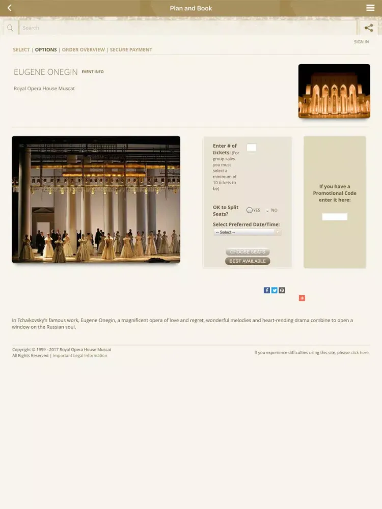 Captures d'écran de Royal Opera House Muscat iPad 