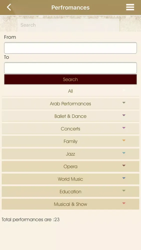 Captures d'écran de Royal Opera House Muscat
