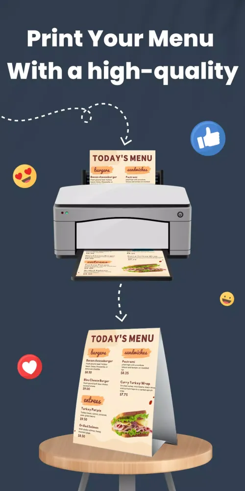 Menu Maker, Menu Templates Screenshots