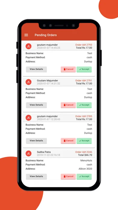 Order Manager應用截圖