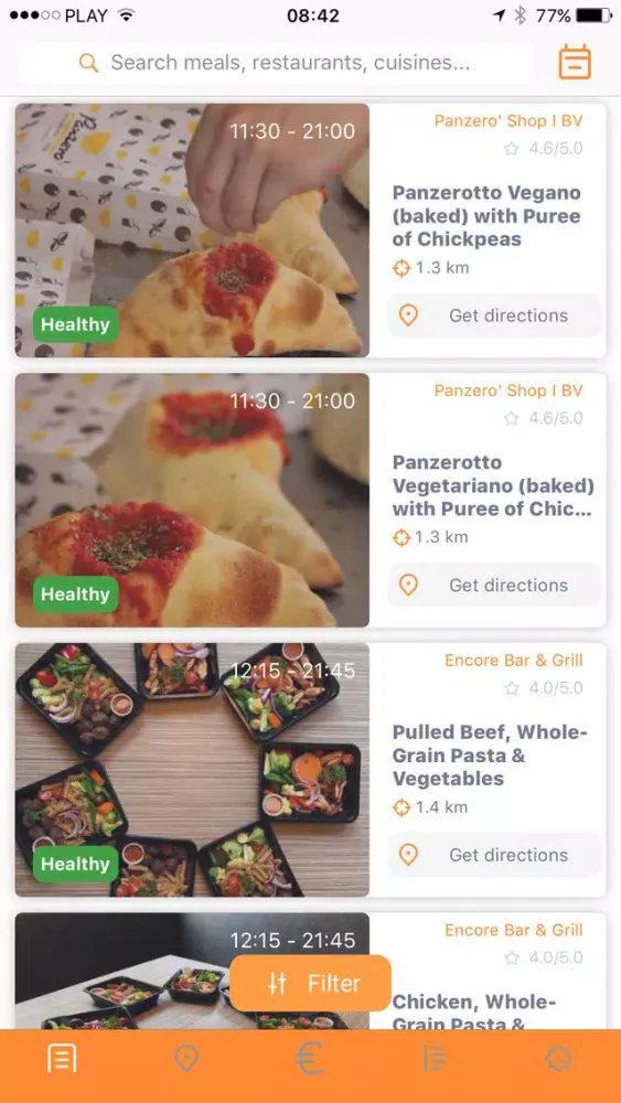 MenuBlender - food booking سکرین شاٹس