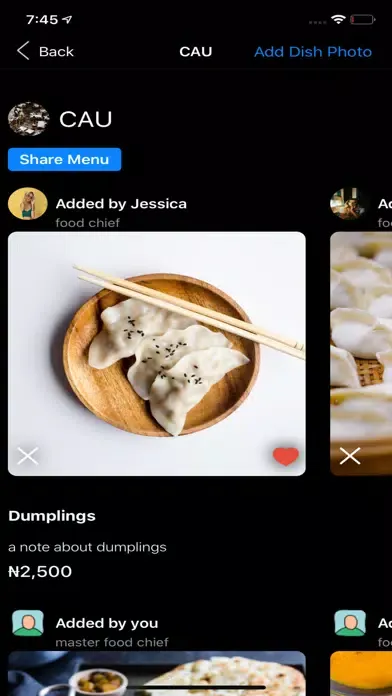 Captures d'écran de MenuBox - Restaurant Menus